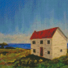 Aeshetic Saltbox House Art Diamond Painting