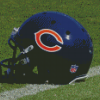 Aesthetic Chicago Bears Helmet Diamond Painting