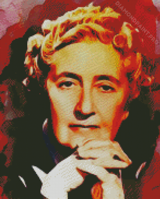 Aesthetic Agatha Christie Art Diamond Painting