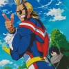 Aesthetic All Might Diamond Painting