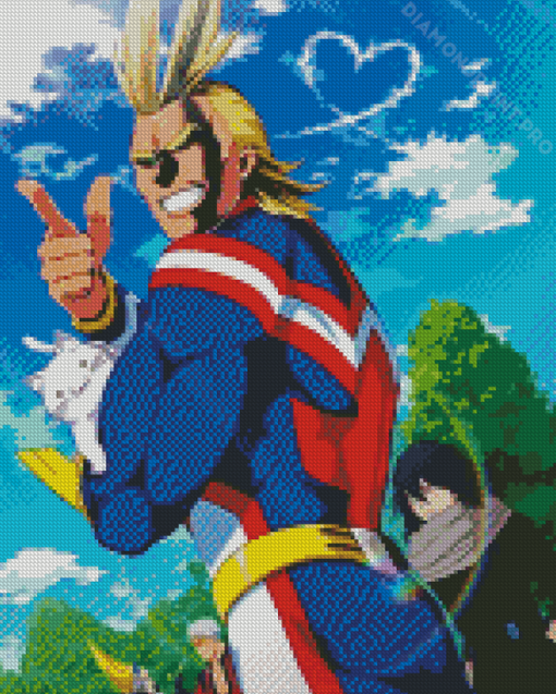 Aesthetic All Might Diamond Painting