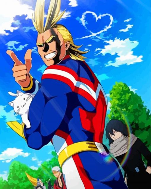 Aesthetic All Might Diamond Painting