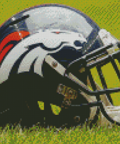 Aesthetic Denver Broncos Helmet Diamond Painting