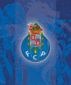 Aesthetic Fc Porto Logo Diamond Painting