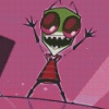 Aesthetic Invader Zim Diamond Painting