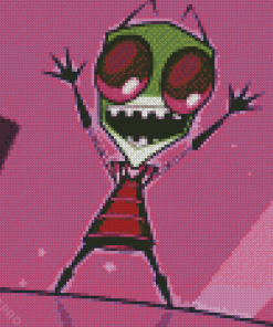 Aesthetic Invader Zim Diamond Painting