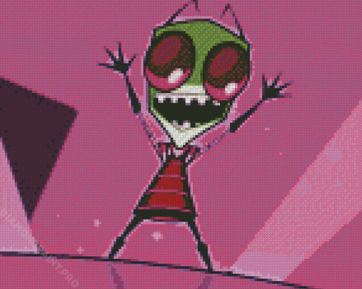 Aesthetic Invader Zim Diamond Painting