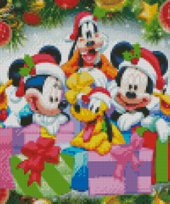 Aesthetic Mickey Mouse Christmas Diamond Painting