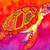 Aesthetic Pop Art Turtle Diamond Painting