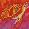 Aesthetic Pop Art Turtle Diamond Painting