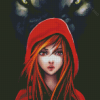 Aesthetic Red Riding Diamond Painting