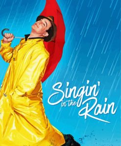Aesthetic Singin In Rain Poster Diamond Painting