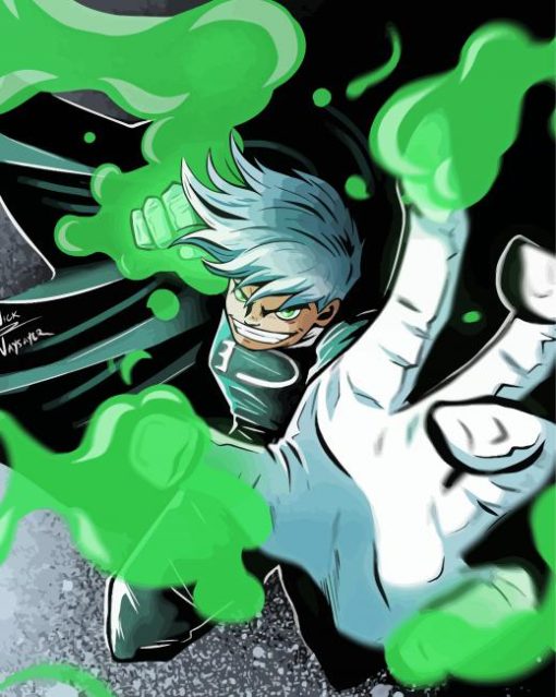 Aesthetic Danny Phantom Art Diamond Painting