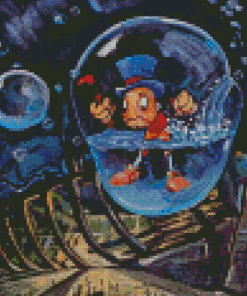 Aesthetic Jiminy Cricket Diamond Painting