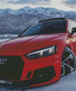 Aesthetic Red Audi Diamond Painting