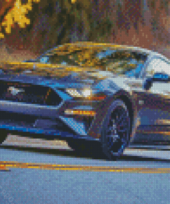 Black 2018 GT Mustang Diamond Painting