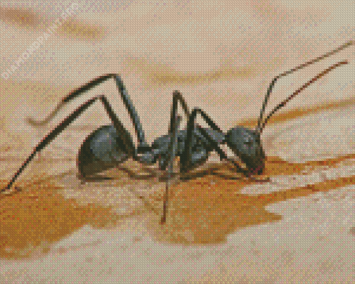Black Carpenter Ant Diamond Painting