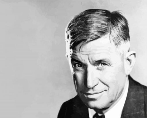 Black And White Will Rogers Diamond Painting