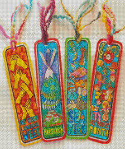 Colorful Book Markers Diamond Painting