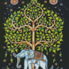 Elephant Tree Of Life Diamond Painting