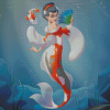 Fantasy Koi Mermaid Diamond Painting