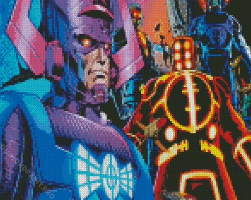 Galactus Fantastic Four Art Diamond Painting