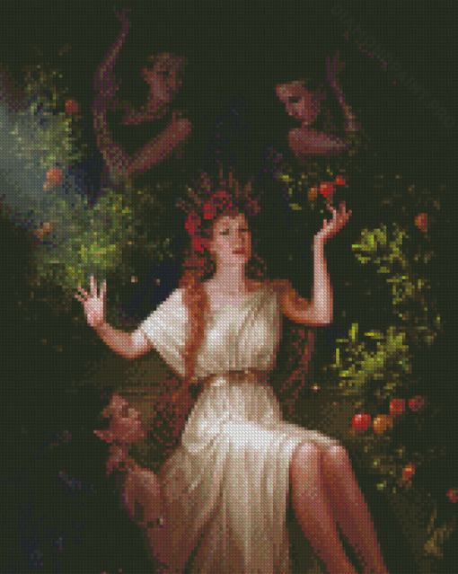 Goddess Persephone diamond Painting