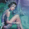 Lonely Fantasy Girl Diamond Painting