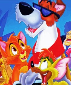 Oliver And Company Characters Diamond Painting