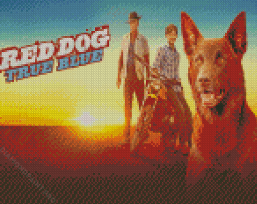 Red Dog Movie Poster Diamond Painting