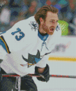San Jose Sharks Ice Hockey Player Diamond Painting