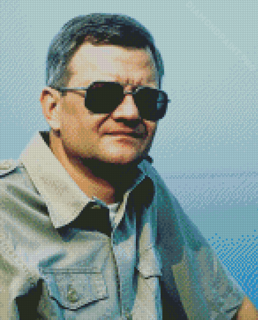 The American Novelist Tom Clancy Diamond Painting