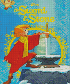 The Sword In The Stone Diamond Painting