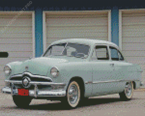 1950 Ford Car Diamond Painting