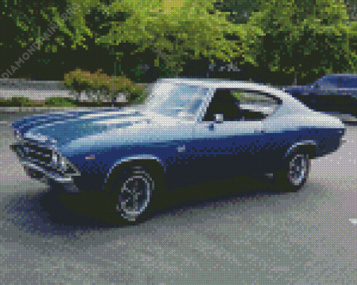 1969 Chevelle ss 396 Car Diamond Painting