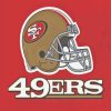 49ers Football Team Helmet Poster Diamond Painting