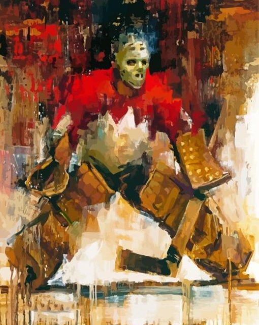 Abstract Hockey Canada Diamond Painting