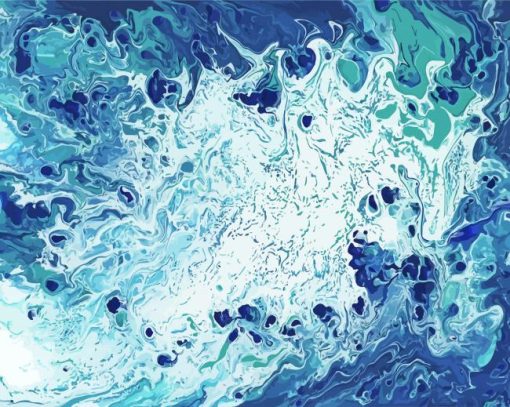 Abstract Ocean Diamond Painting