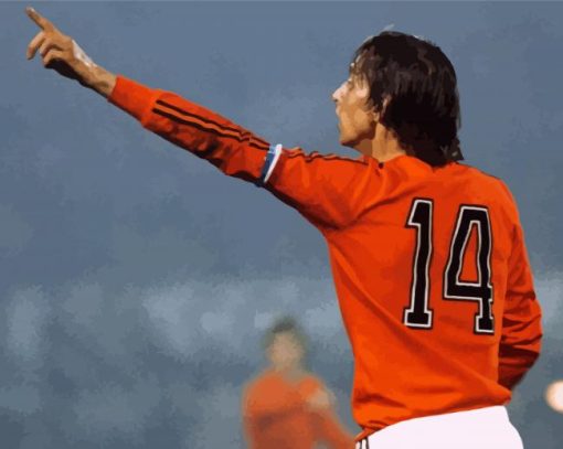 Aesthetic Johan Cruyff Diamond Painting