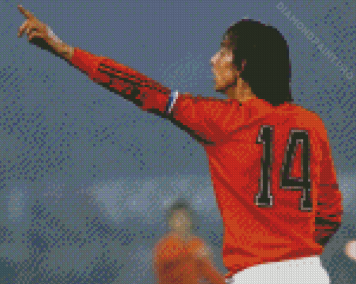 Aesthetic Johan Cruyff Diamond Painting