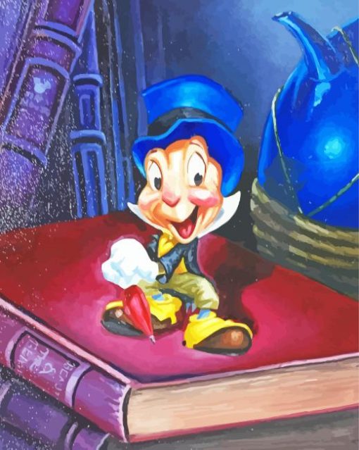 Aesthetic Jiminy Cricket Cartoon Diamond Painting