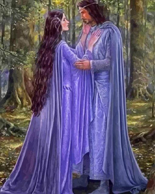 Arwen And Aragorn Diamond Painting