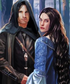 Arwen And Her Love Lord Of The Rings Diamond Painting