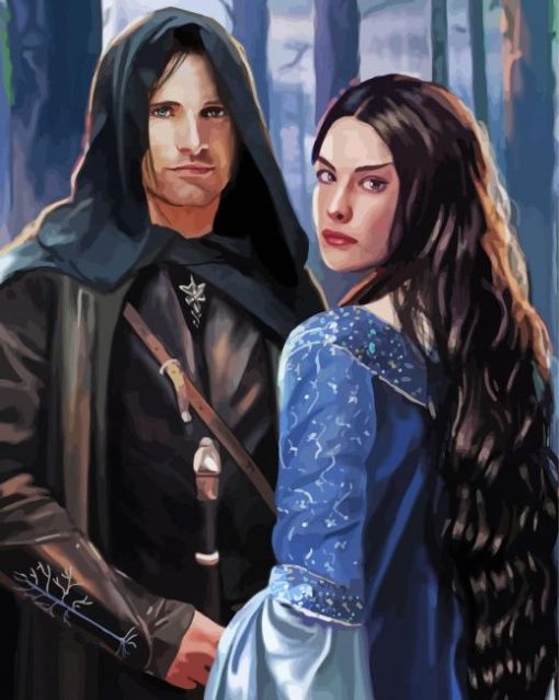 Arwen And Her Love Lord Of The Rings Diamond Painting