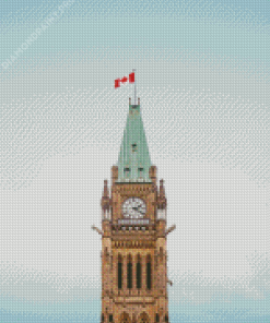 Canadian Landmark Parliament Of Canada Diamond Painting