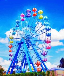 Circus Wheel Park Diamond Painting