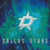 Dallas Stars Art Logo Diamond Painting