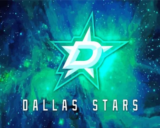 Dallas Stars Art Logo Diamond Painting