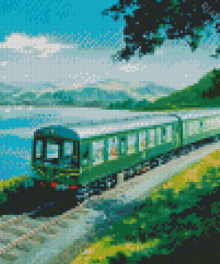 Diesel Train Art Diamond Painting