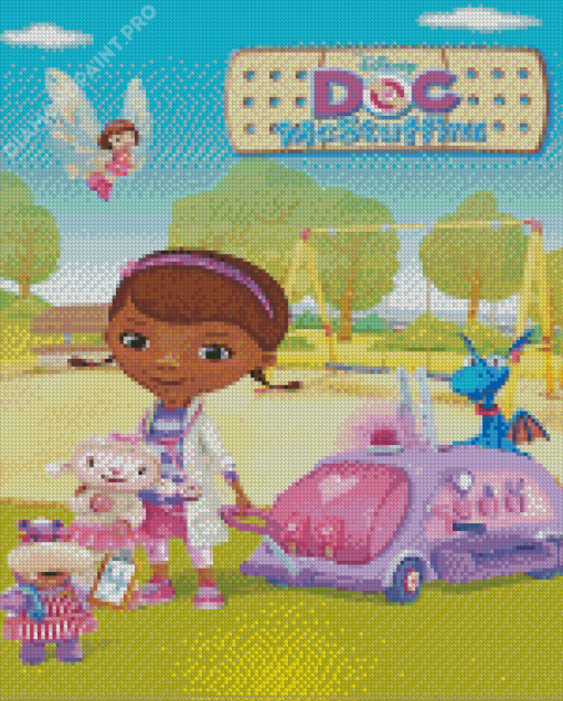 Disney Doc McStuffins Poster Diamond Painting